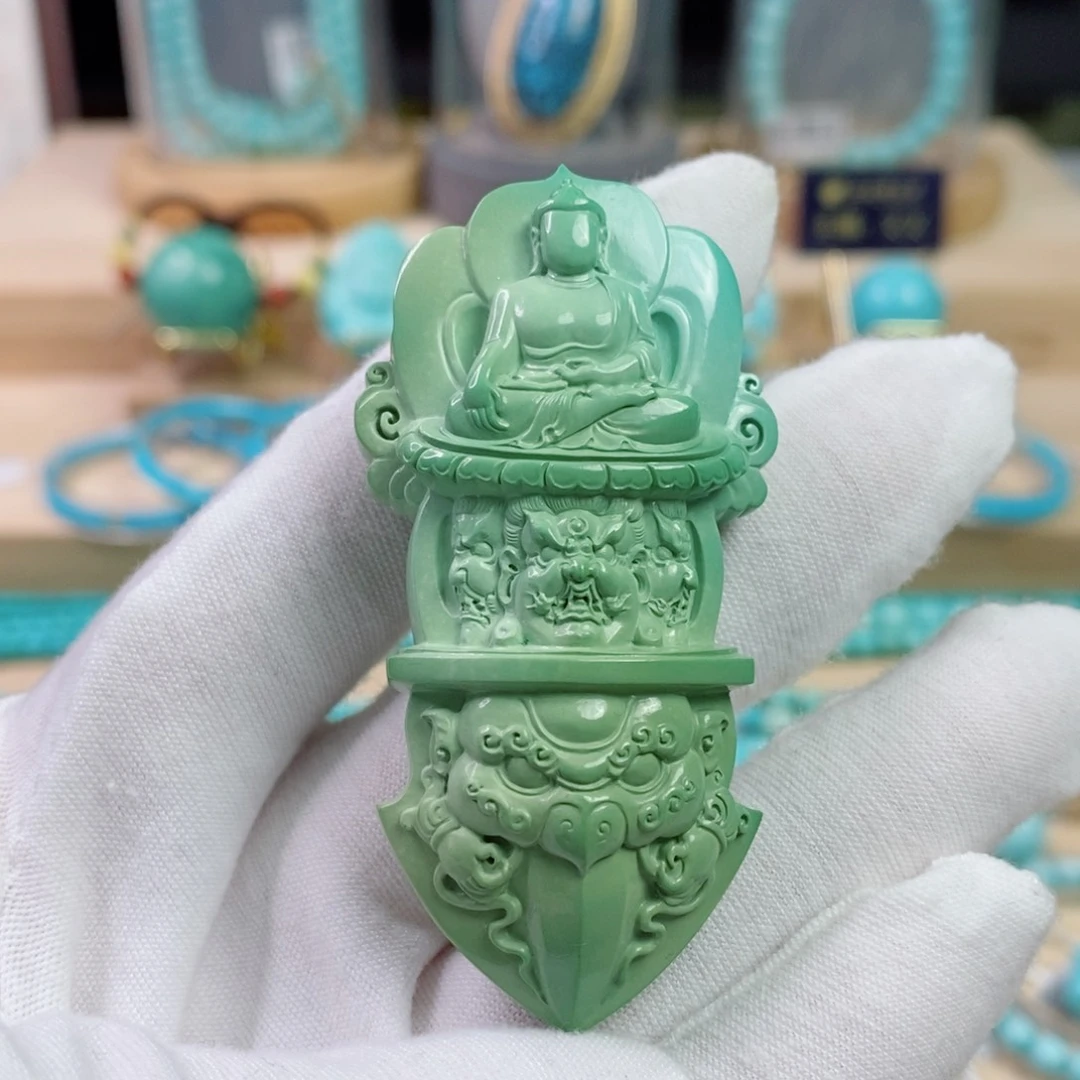 绿松石未镶嵌珠宝奇石