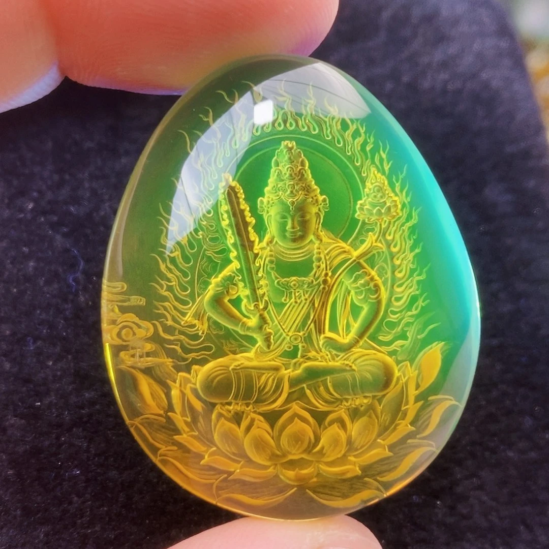 【闪购商品】蓝珀吊坠(不含链)未镶嵌