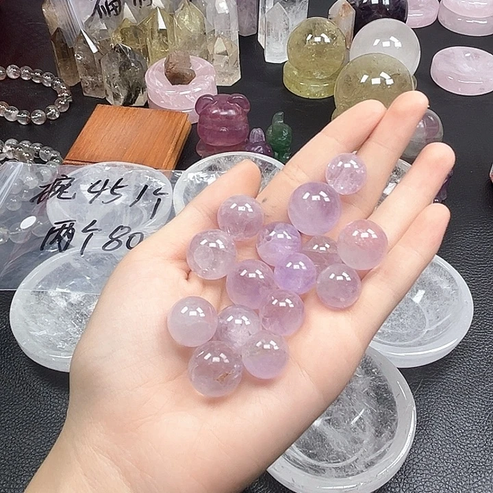 紫晶珠宝半成品未镶嵌59水晶石