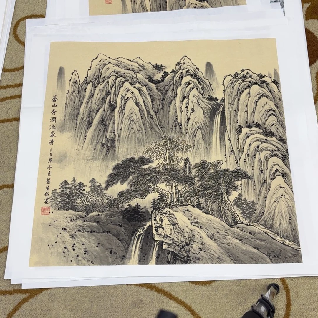 国画蒙生佑三尺艺