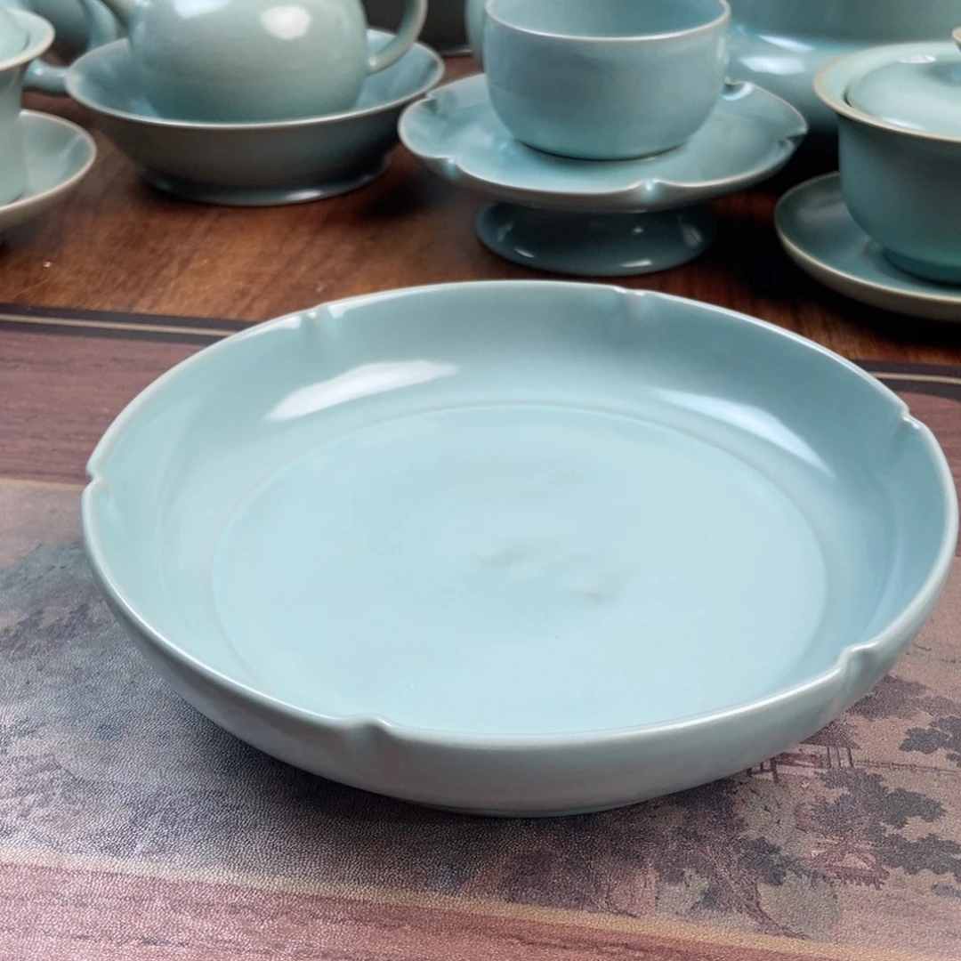 摆件原产地原矿汝瓷～茶器