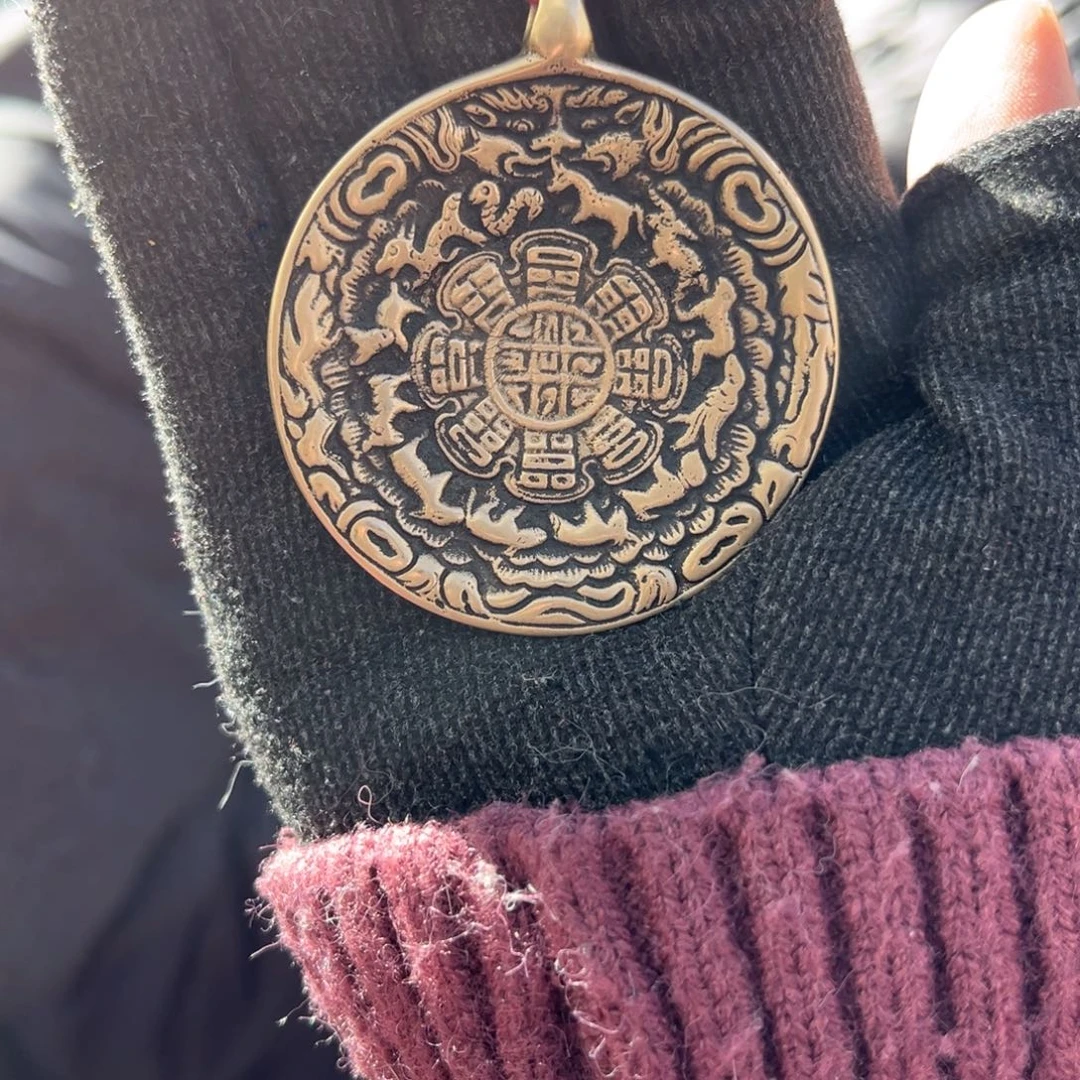 利玛铜材质九宫牌