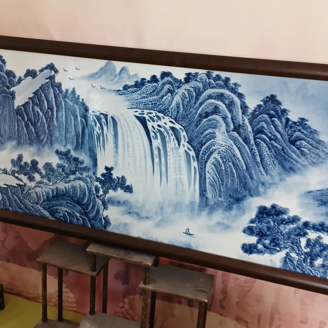 诺***极景德镇手绘釉下彩手绘画