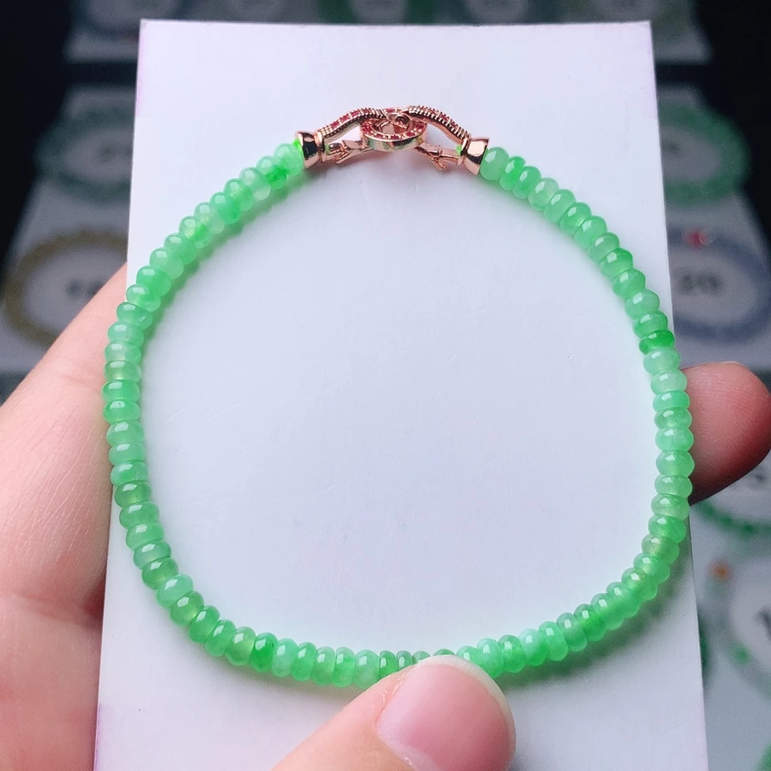 翡翠未镶嵌手链翡翠