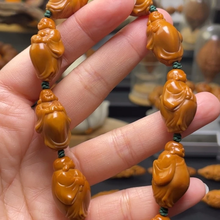 橄榄核手串/手链站立弥勒