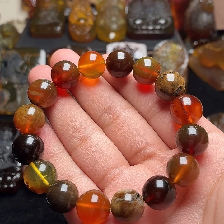 琥珀未镶嵌颈饰13➕多宝94