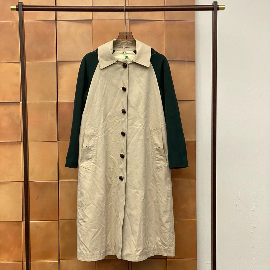 Burberry撞色棉服大衣外套/40码/99新/29255