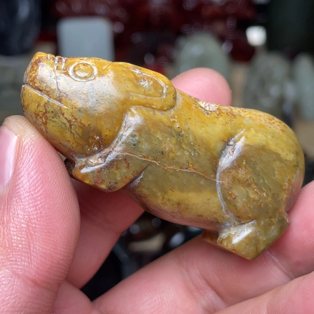 岫岩河磨玉（透闪石质玉）未镶嵌颈饰