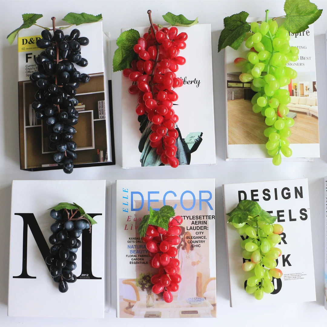 仿真葡萄串假水果塑料提子模型拍摄道具植物室内吊顶装饰藤条挂件