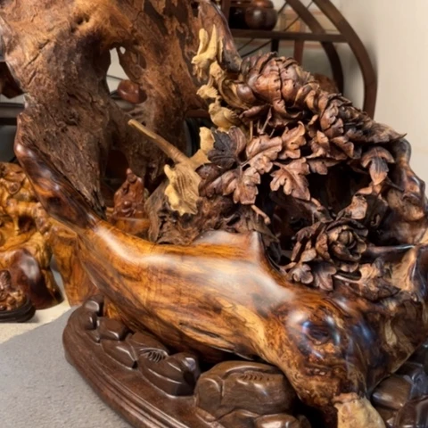 【闪购商品】黄花梨/降香黄檀把件………………….