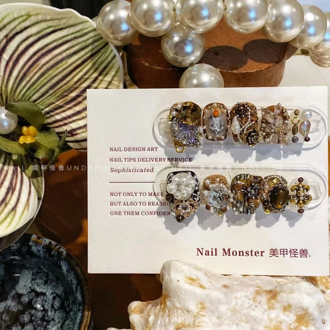 INS | vintage·古董图鉴の美甲【设计师款NO退换】