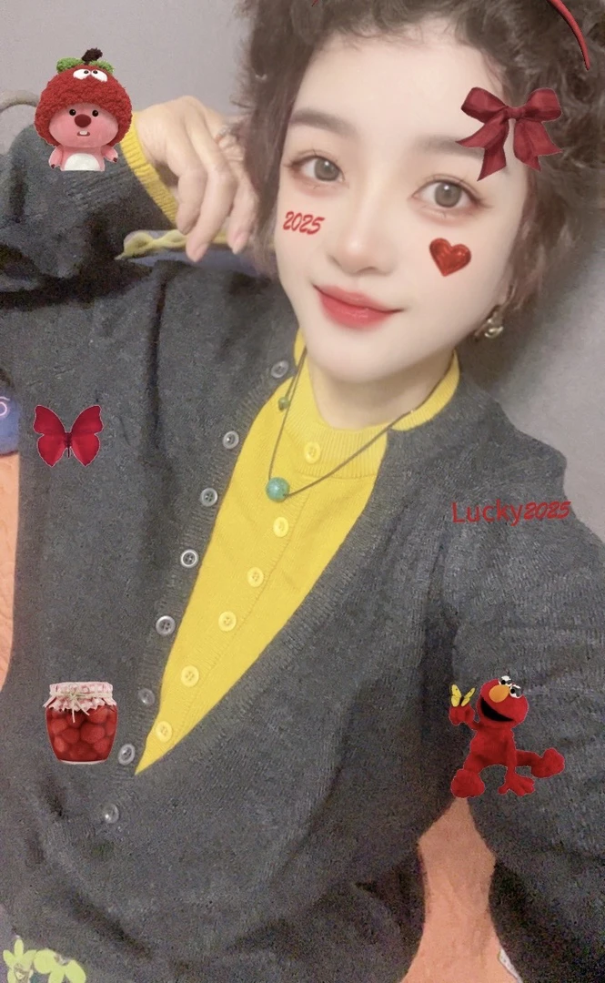 民族风长袖网红日常毛针织衫复古时尚常规上衣意式百搭ins