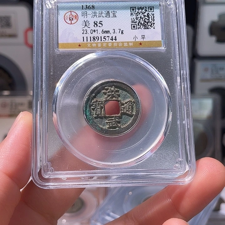 铜轩缘 洪武通宝编号5744