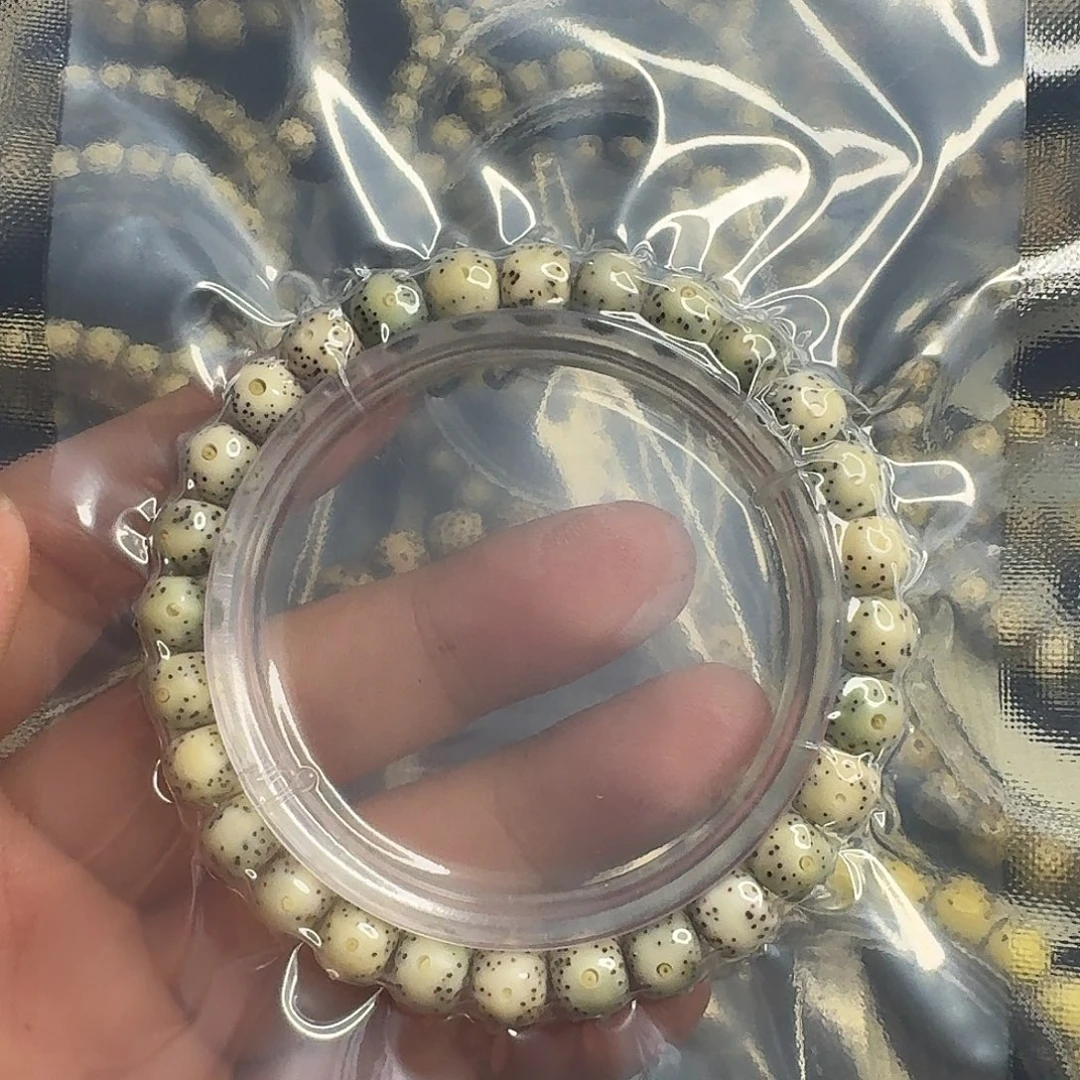 手串星月菩提糯冰大留白