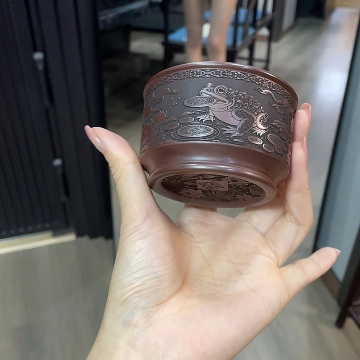 茶壶紫砂全全手工打造