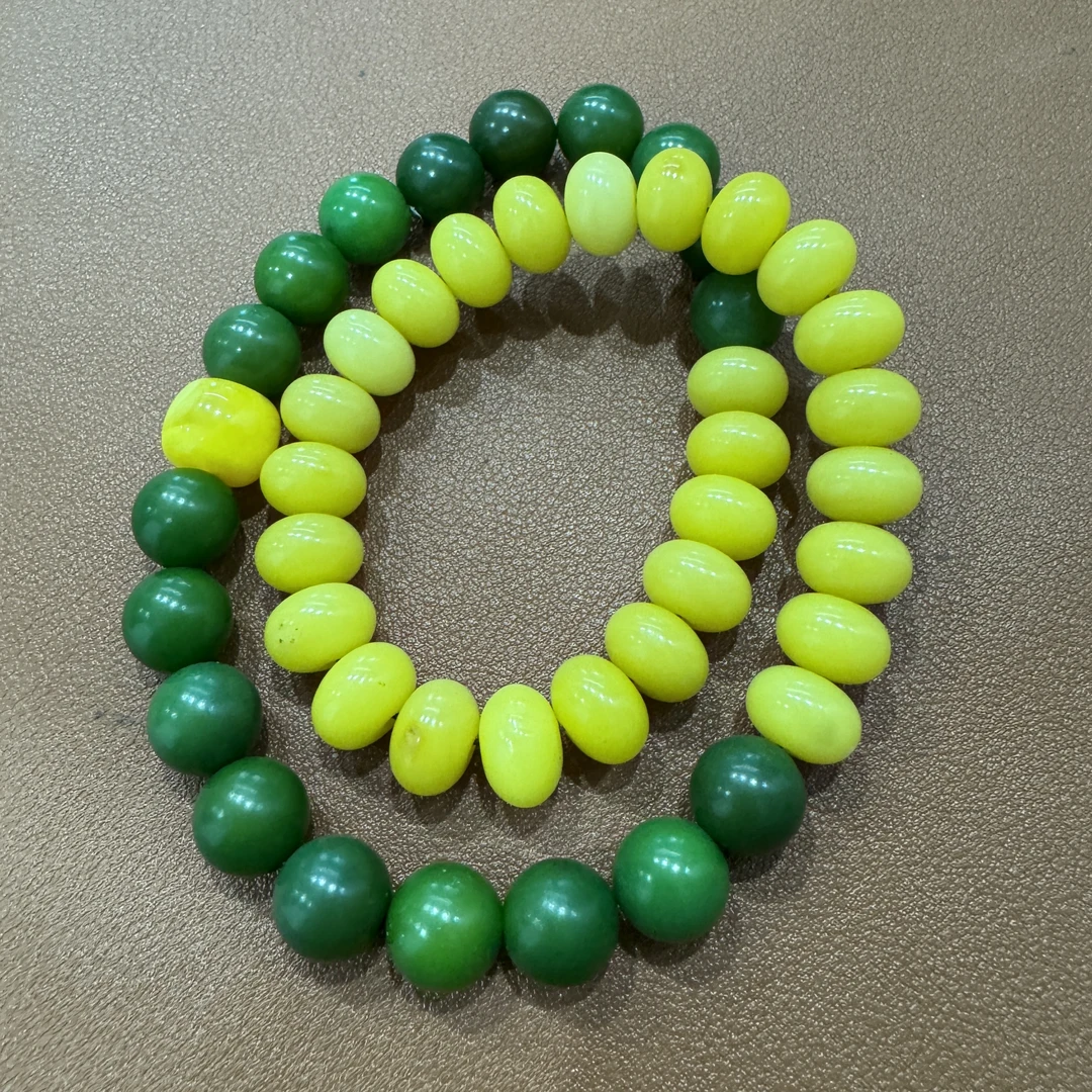 黄绿菩提双圈-无礼盒-@@L014