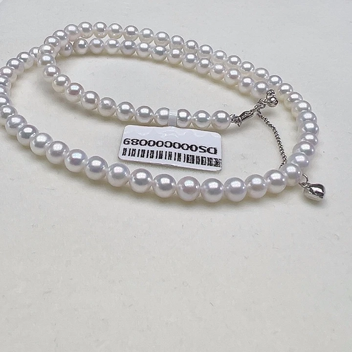 颈饰淡水珍珠银S925镶嵌➕5.6极光炫彩