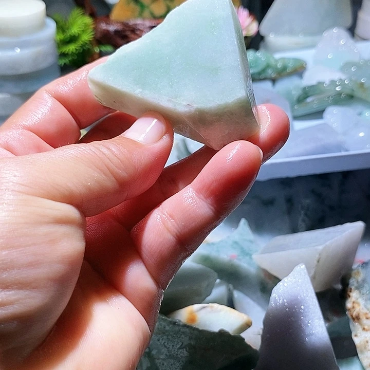 翡翠散珠边角料126