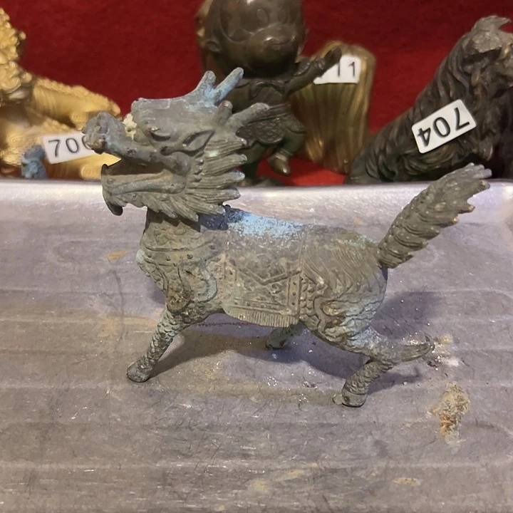 黄铜摆件，文房工艺品摆件