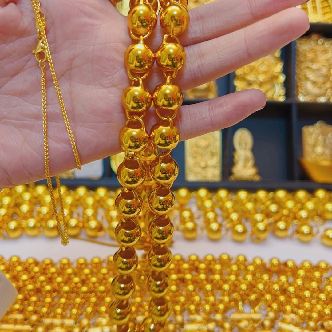 合金合金12mm光珠链70长