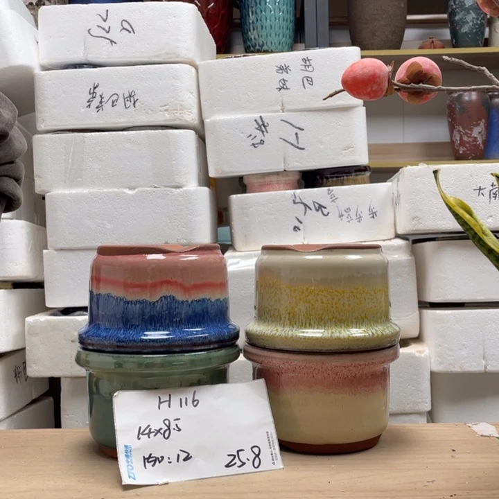 粗陶多肉花盆微瑕116