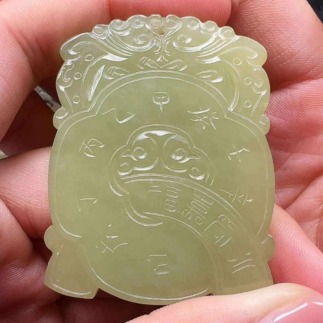 和田玉颈饰未镶嵌老*