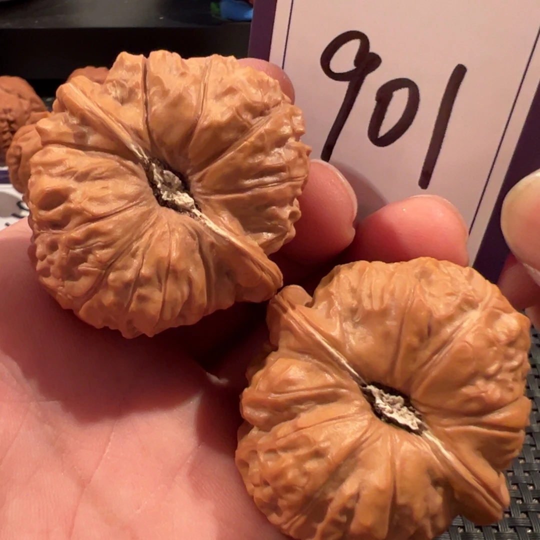 文玩核桃把件全品南瓜墩43.5尺寸901号