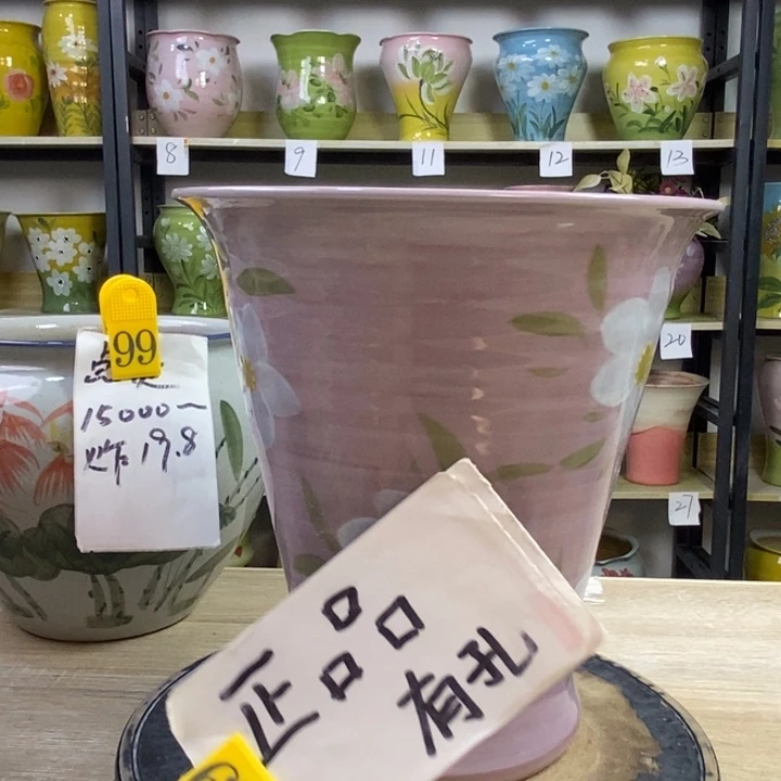 景德镇高温陶瓷花盆