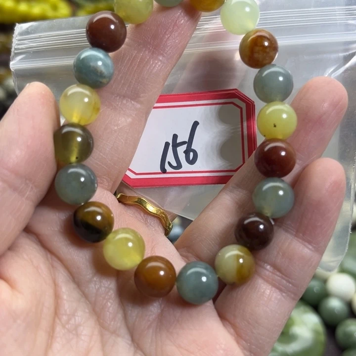 蛇纹石玉未镶嵌手链