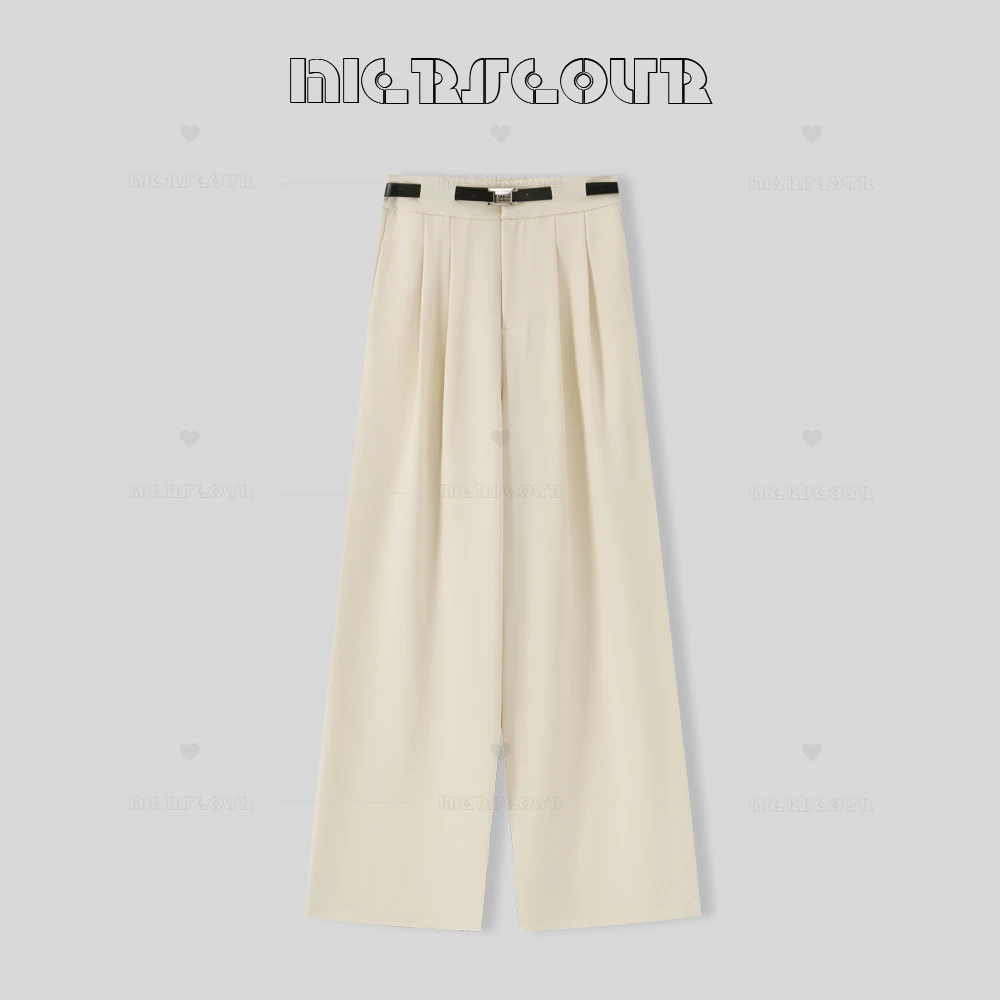 新款简约高级感休闲直筒裤599136