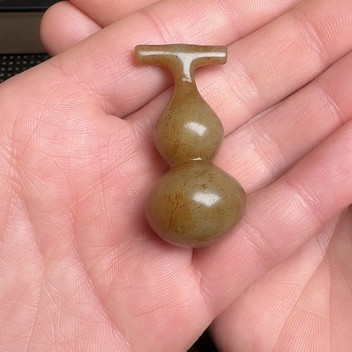 和田玉挂件未镶嵌老*.