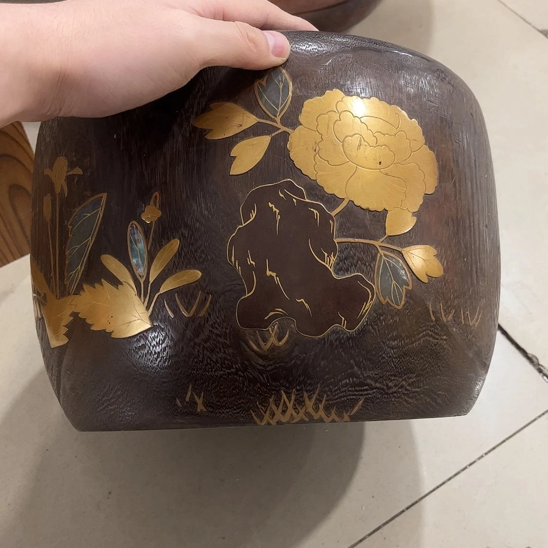 读***你木般若中古美术工艺品