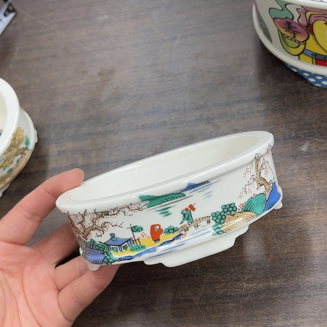 紫砂花盆170号瑕疵13/10/4cm