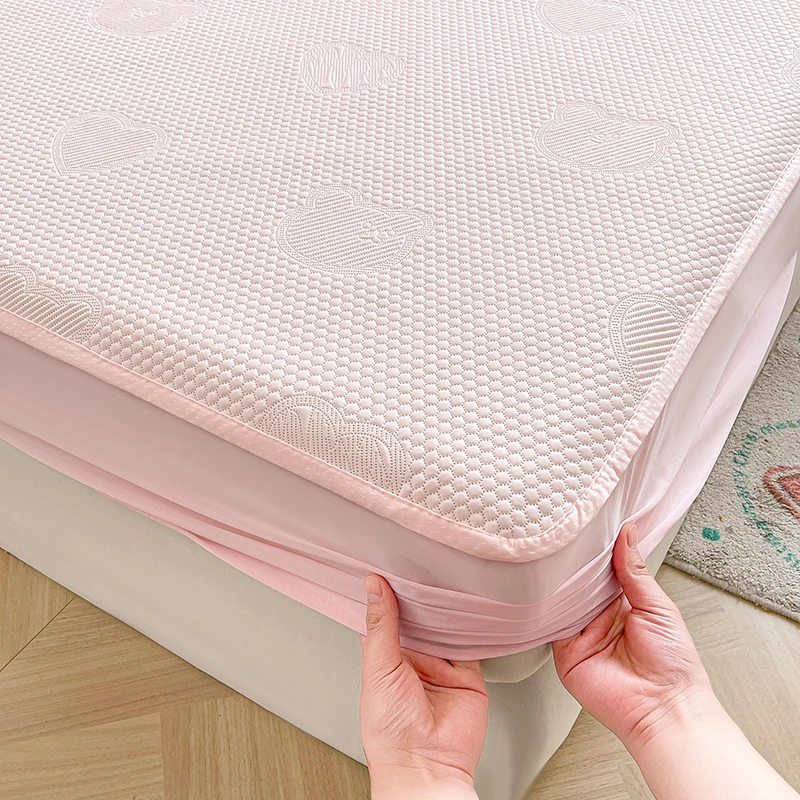 夏季冰丝凉席床笠款豆豆夏凉被夏天2025新款空调学生软席子可机洗