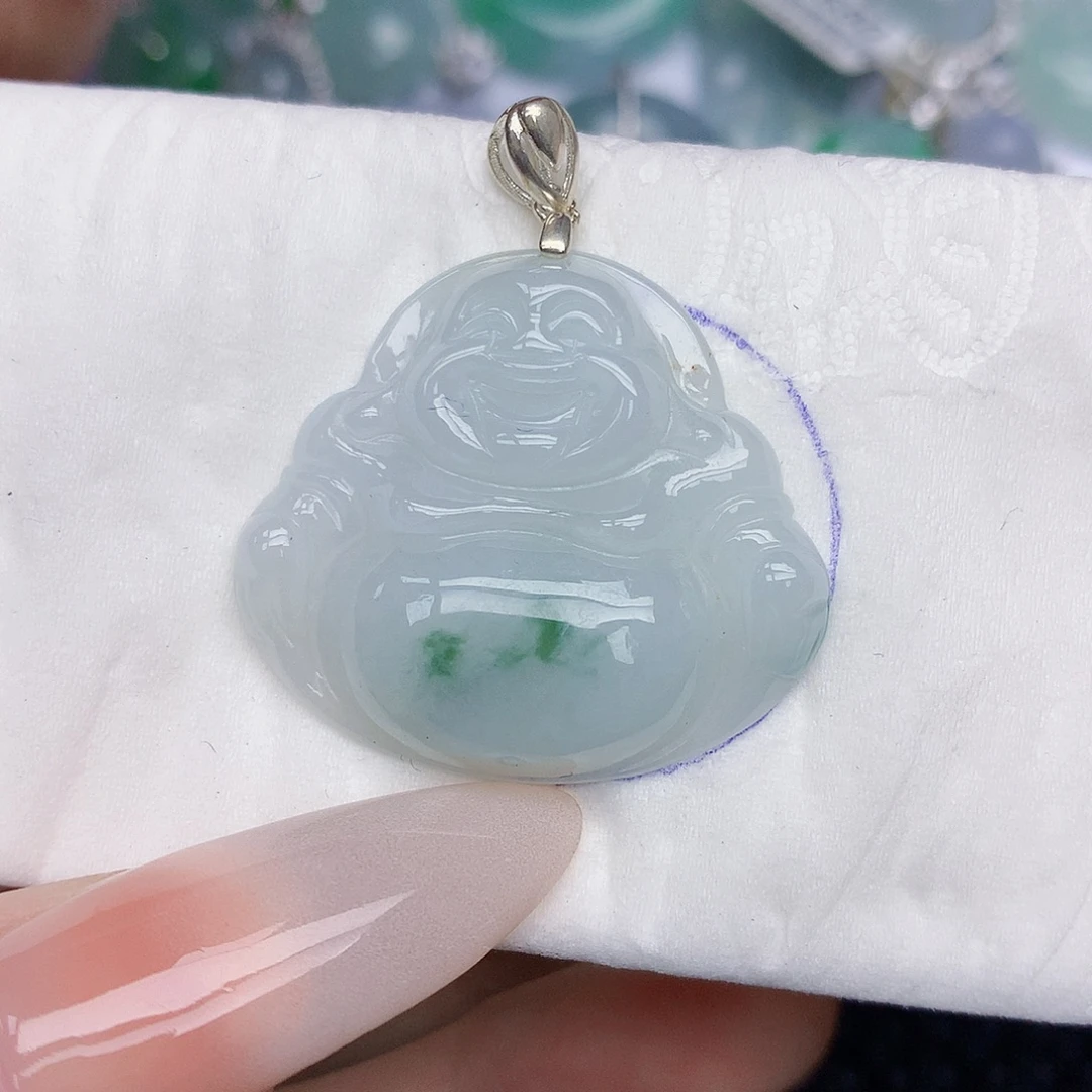 翡翠未镶嵌颈饰天然缅甸翡翠a货百元以上9元证书费自理