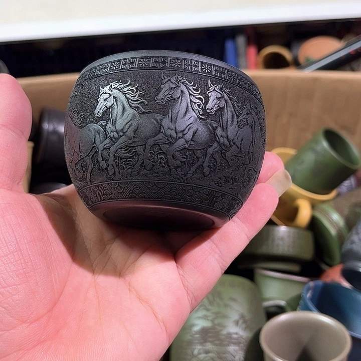 茶杯紫砂全手工紫砂主人杯