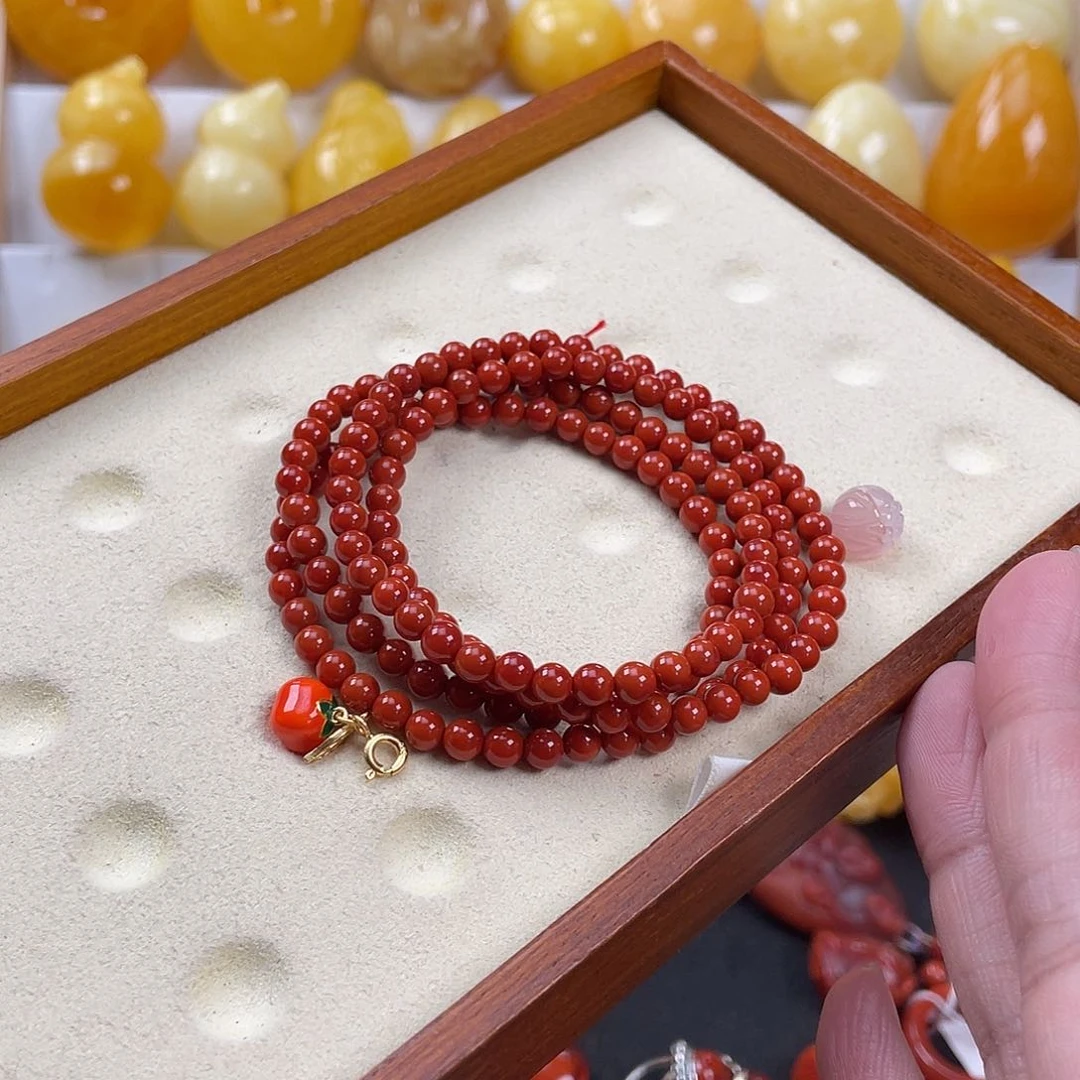 手链未镶嵌南红玛瑙南红