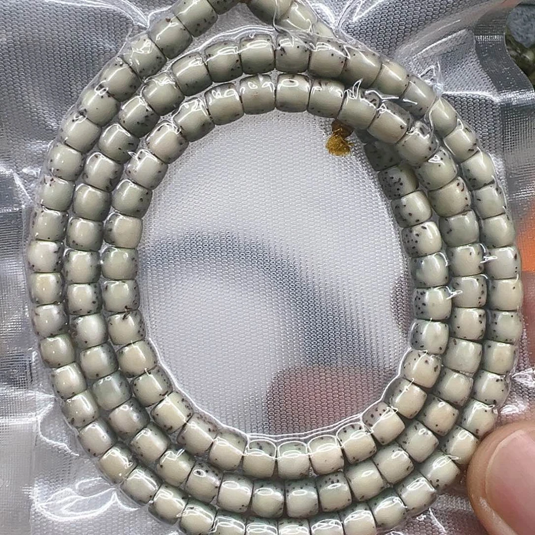 星月菩提手串14殿堂爆透半臂河豚10865直切绿