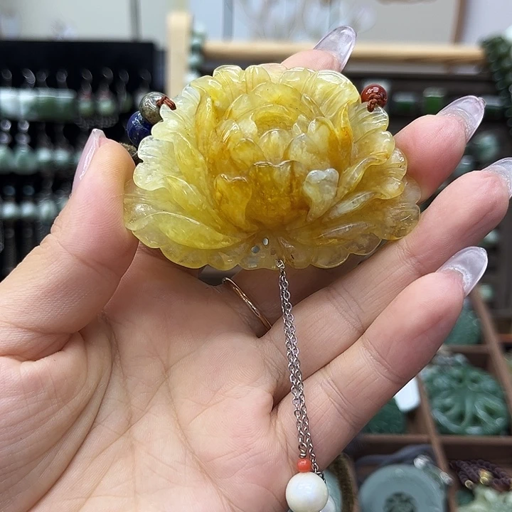 未镶嵌蛇纹石玉颈饰