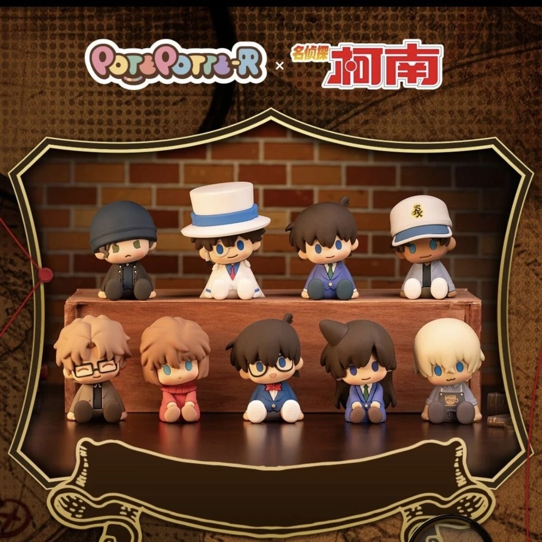 【名侦探柯南】滴胶玩偶盲盒手办正版万代POTEPOTTE-R柯南盲盒