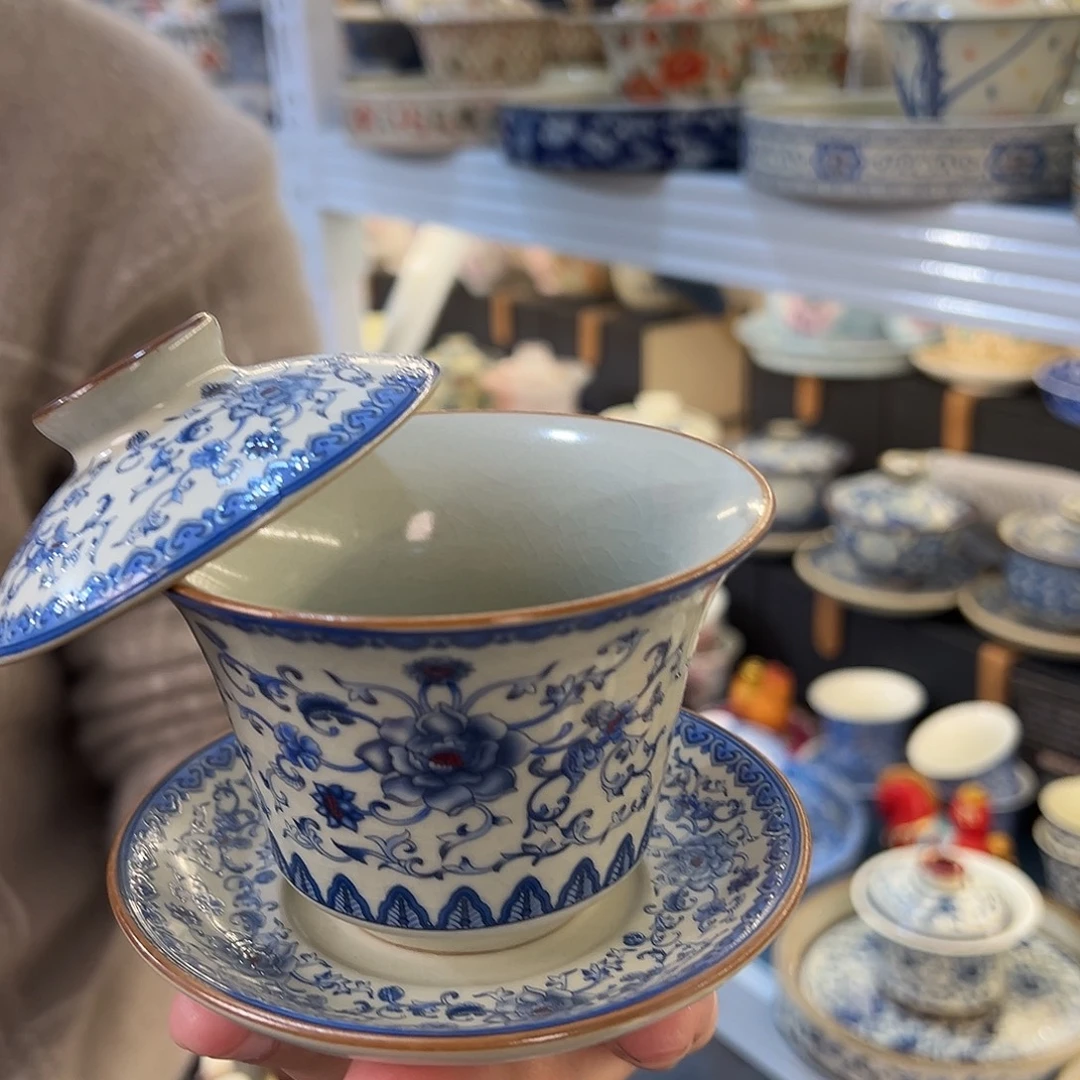 盖碗很漂亮我很喜欢