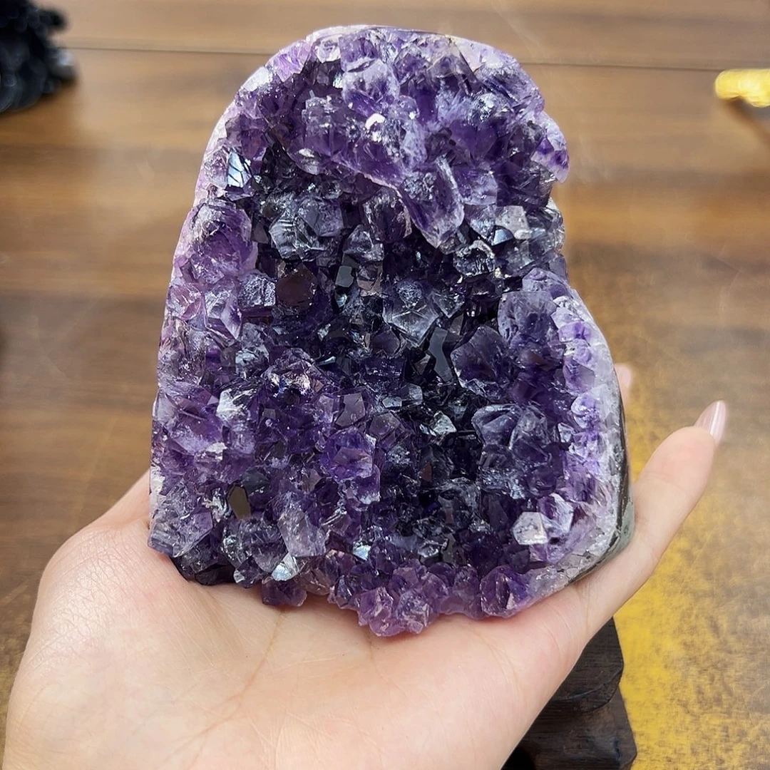 紫晶摆件未镶嵌紫晶