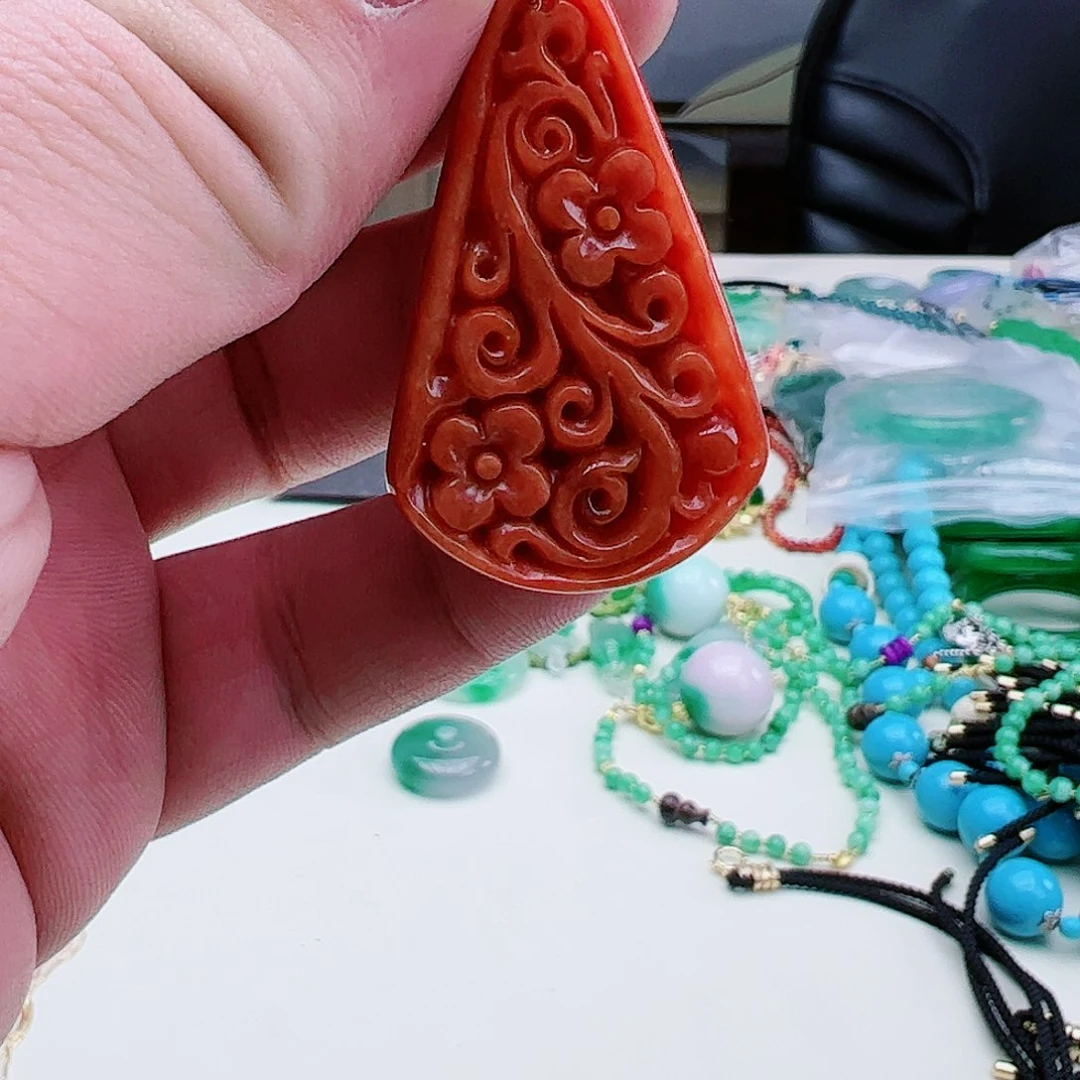 翡翠吊坠(赠链)银S925镶嵌