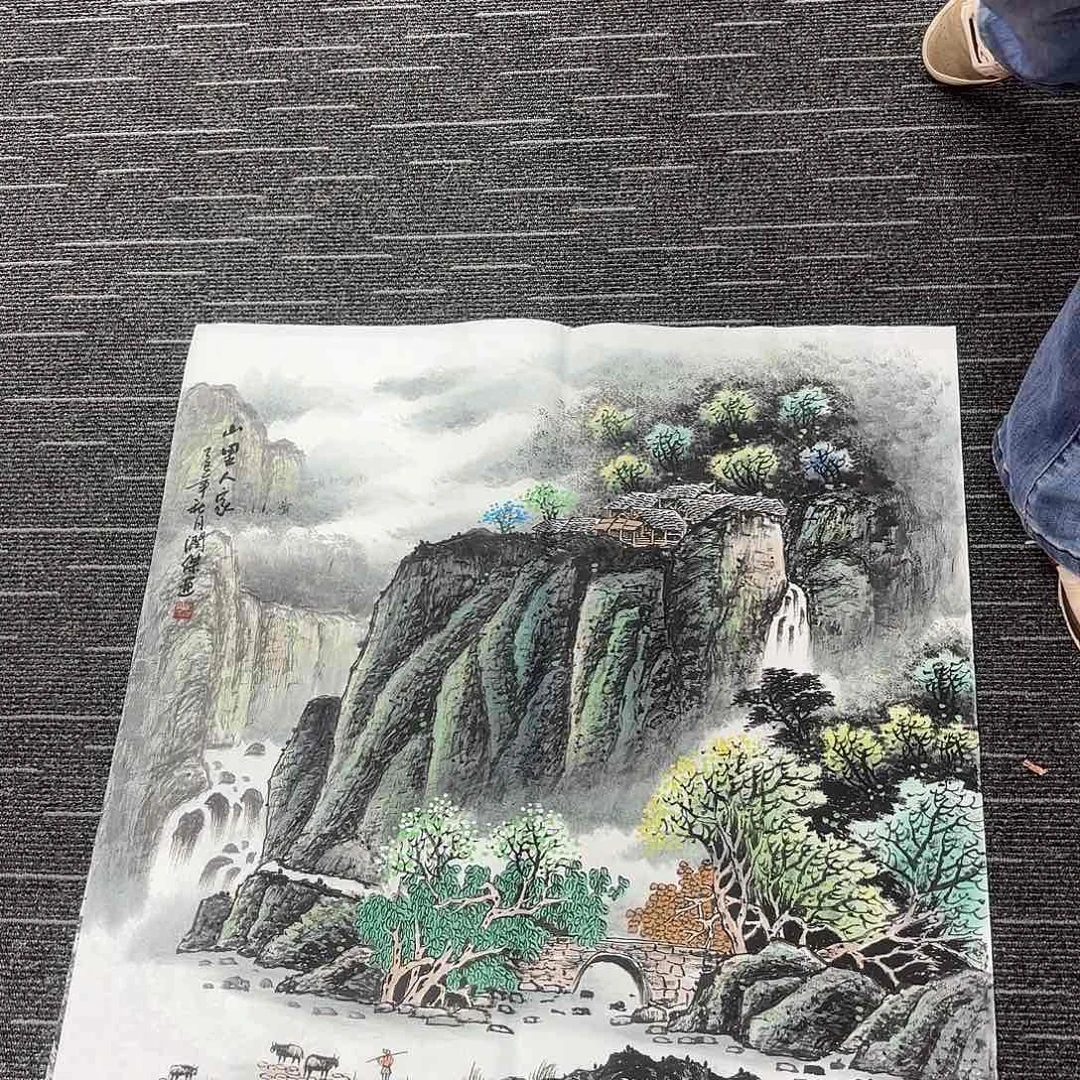 国画国画作品纯手绘