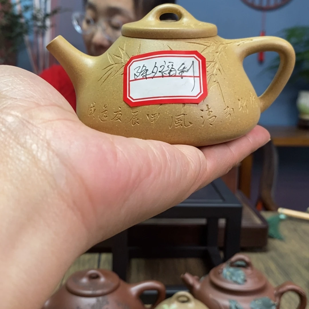 本山绿泥茶壶1***5本山绿泥子冶