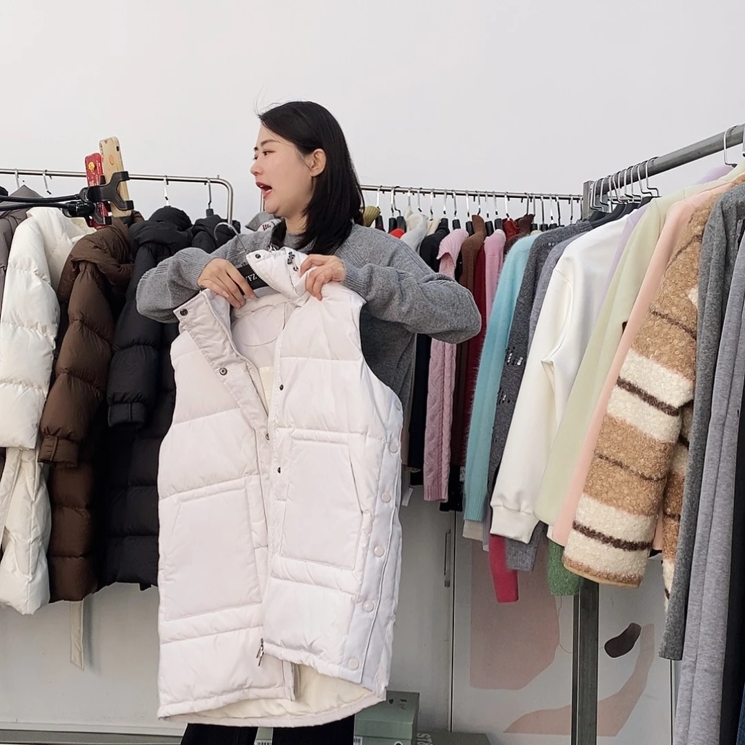 棉马甲白色150斤以内