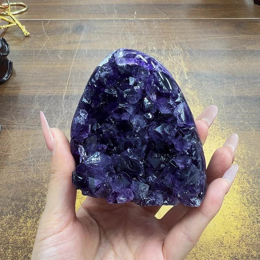 紫晶摆件未镶嵌晶体