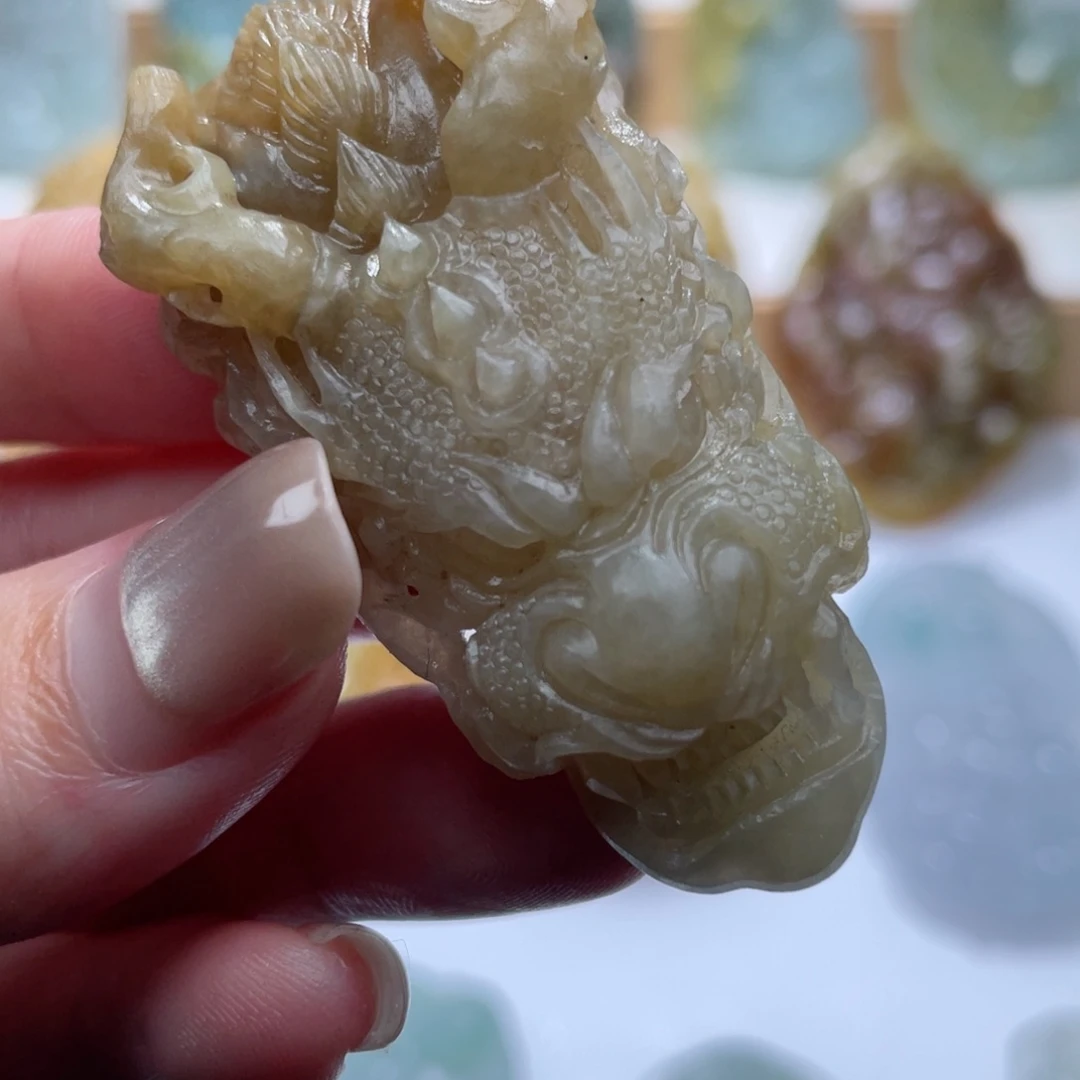 未镶嵌定制翡翠毛货