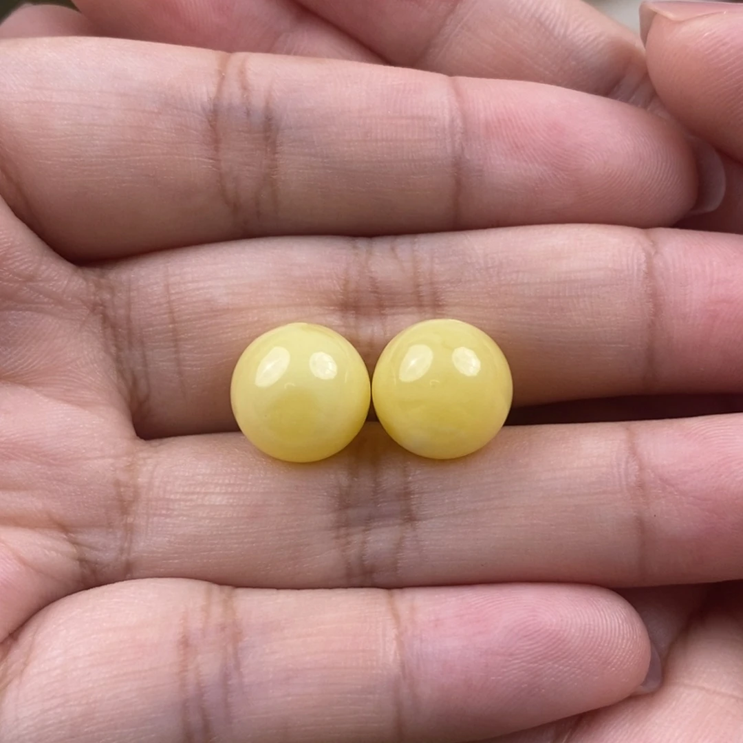 未镶嵌琥珀裸石扬**意蜜蜡圆珠