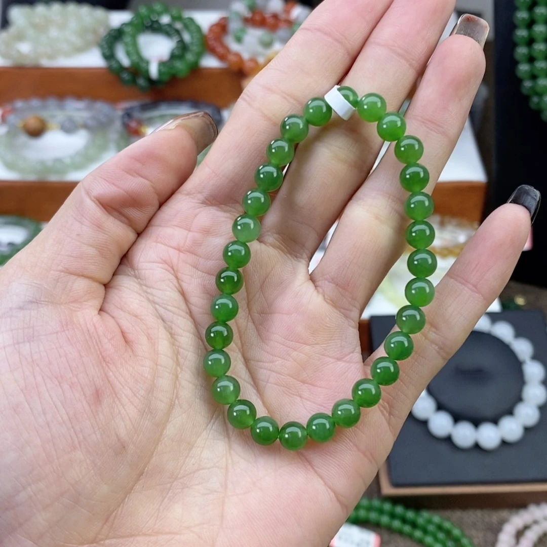 和田玉手串未镶嵌